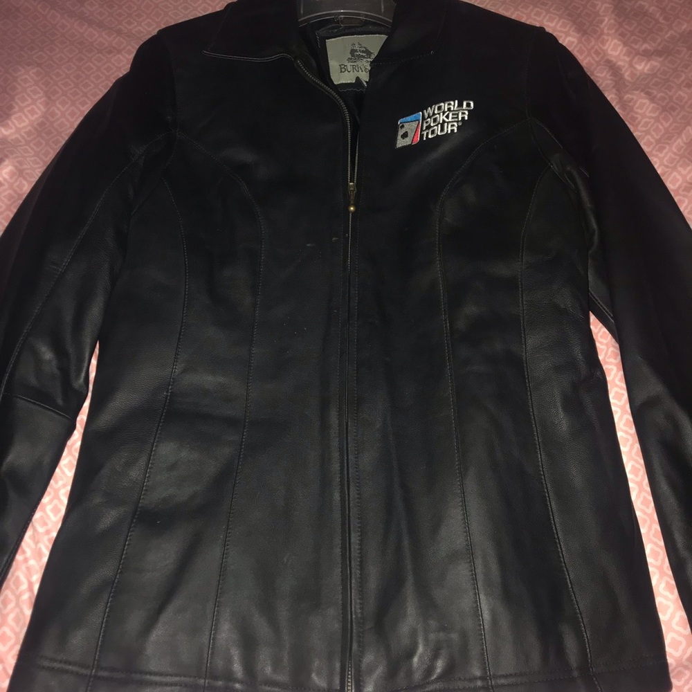 Burks bay leather jacket